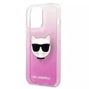 Karl Lagerfeld Karl Lagerfeld KLHCP13LCTRP iPhone 13 Pro / 13 6,1" hardcase różowy/pink Choupette Head