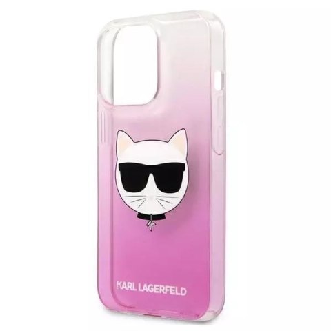 Karl Lagerfeld Karl Lagerfeld KLHCP13LCTRP iPhone 13 Pro / 13 6,1" hardcase różowy/pink Choupette Head Karl Lagerfeld Karl Lagerfeld KLHCP13LCTRP iPhone 13 Pro / 13 6,1" hardcase różowy/pink Choupette Head