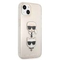 Karl Lagerfeld Karl Lagerfeld KLHCP13SKCTUGLGO iPhone 13 mini 5,4" złoty/gold hardcase Glitter Karl`s & Choupette