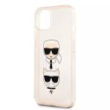 Karl Lagerfeld Karl Lagerfeld KLHCP13SKCTUGLGO iPhone 13 mini 5,4" złoty/gold hardcase Glitter Karl`s & Choupette