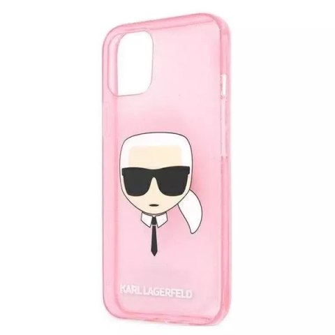 Karl Lagerfeld Karl Lagerfeld KLHCP13SKHTUGLP iPhone 13 mini 5,4" różowy/pink hardcase Glitter Karl`s Head Karl Lagerfeld Karl Lagerfeld KLHCP13SKHTUGLP iPhone 13 mini 5,4" różowy/pink hardcase Glitter Karl`s Head