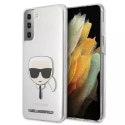 Karl Lagerfeld Karl Lagerfeld KLHCS21MKTR S21+ G996 hardcase Transparent Karl`s Head