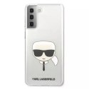 Karl Lagerfeld Karl Lagerfeld KLHCS21MKTR S21+ G996 hardcase Transparent Karl`s Head