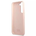 Karl Lagerfeld Karl Lagerfeld KLHCS22MSSKCI S22+ S906 hardcase jasno różowy/light pink Silicone Ikonik Karl & Choupette