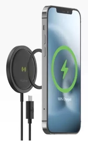 Mophie Mophie Snap+ Wireless Charging Pad - ładowarka bezprzewodowa wspierająca ładowanie MagSafe - Android 15W, iOS 7,5W (black) Mophie Mophie Snap+ Wireless Charging Pad - ładowarka bezprzewodowa wspierająca ładowanie MagSafe - Android 15W, iOS 7,5W (black)