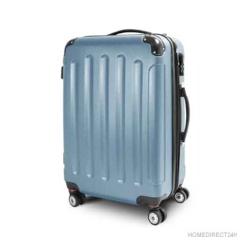 E-hurtownia Walizka podróżna ABS STRIPES rozmiar XL Turkusowy E-hurtownia Walizka podróżna ABS STRIPES rozmiar XL Turkusowy