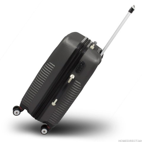 E-hurtownia Walizka podróżna ABS STRIPES rozmiar XL Turkusowy E-hurtownia Walizka podróżna ABS STRIPES rozmiar XL Turkusowy