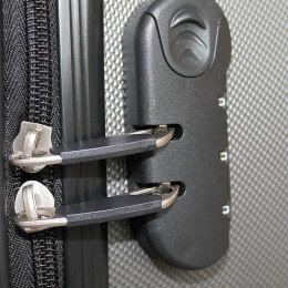 E-hurtownia Walizka podróżna ABS STRIPES rozmiar XL Żółty