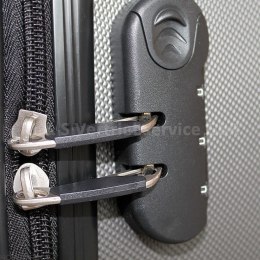 E-hurtownia Walizka podróżna ABS WAVE rozmiar L Różowy