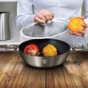 BERLINGER HAUS WOK GRANITOWY 28cm BERLINGER HAUS CARBON METALLIC LINE BH-1245