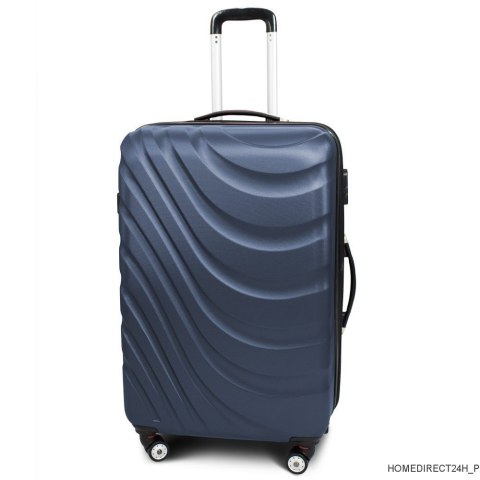 E-hurtownia Walizka podróżna ABS WAVE rozmiar XL Ciemny niebieski E-hurtownia Walizka podróżna ABS WAVE rozmiar XL Ciemny niebieski