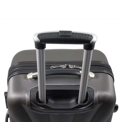 E-hurtownia Walizka podróżna ABS WAVE rozmiar XL Jasny różowy E-hurtownia Walizka podróżna ABS WAVE rozmiar XL Jasny różowy