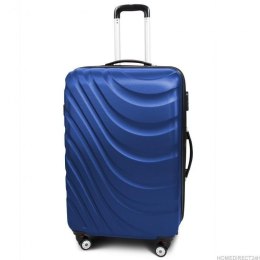 E-hurtownia Walizka podróżna ABS WAVE rozmiar XL Niebieski