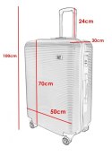 E-hurtownia Walizka podróżna XL duża kółka bagaż samolot lekka