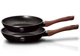 BERLINGER HAUS ZESTAW 2 PATELNI GRANITOWYCH BERLINGER HAUS EBONY ROSEWOOD BH-1726
