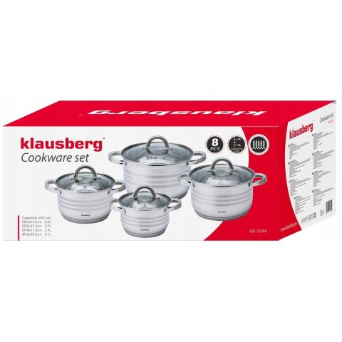 KLAUSBERG ZESTAW GARNKÓW 8 ELEMENTÓW KLAUSBERG KB-7694 KLAUSBERG ZESTAW GARNKÓW 8 ELEMENTÓW KLAUSBERG KB-7694