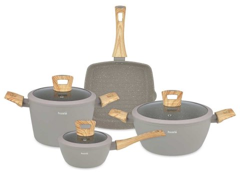 HUSLA ZESTAW GARNKÓW GRANITOWYCH HUSLA HYGGE 73966 HUSLA ZESTAW GARNKÓW GRANITOWYCH HUSLA HYGGE 73966