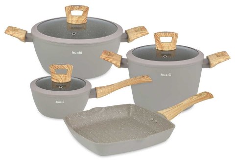 HUSLA ZESTAW GARNKÓW GRANITOWYCH HUSLA HYGGE 73966 HUSLA ZESTAW GARNKÓW GRANITOWYCH HUSLA HYGGE 73966
