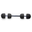 LACESTONE Zestaw hantli ciężarków 2w1 40kg ze sztangą