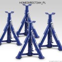 E-hurtownia Podstawki samochodowe 2t 4 sztuki regulowane z bolcem certyfikat stalowe