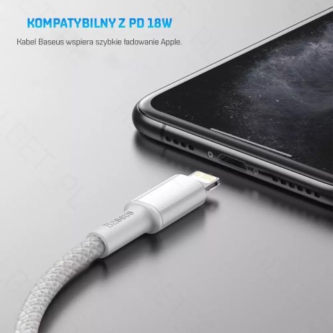 Baseus BASEUS Kabel USB-C do Lightning PD 20W 1m Niebieski Baseus BASEUS Kabel USB-C do Lightning PD 20W 1m Niebieski
