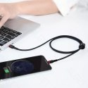 Baseus Kabel nylonowy Baseus Cafule USB-C Lightning PD 1m Czarny/szary