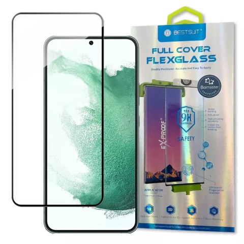 Bestsuit Bestsuit 3D Edge Nano Flexi Glass folia szklana szkło hartowane na cały ekran z ramką Samsung Galaxy S22+ (S22 Plus) przezroczys Bestsuit Bestsuit 3D Edge Nano Flexi Glass folia szklana szkło hartowane na cały ekran z ramką Samsung Galaxy S22+ (S22 Plus) przezroczys