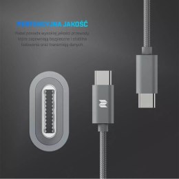 Rock Space ROCK SPACE C2 Kabel USB-C Typ C Nylonowy 1m 2A