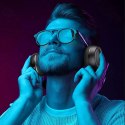 Rock Space ROCK SPACE S9 Bezprzewodowe słuchawki nauszne HiFi Czerwony