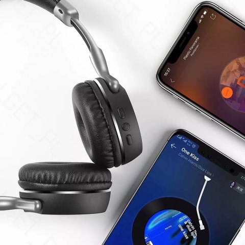 Rock Space ROCK SPACE S9 Bezprzewodowe słuchawki nauszne HiFi Czerwony Rock Space ROCK SPACE S9 Bezprzewodowe słuchawki nauszne HiFi Czerwony