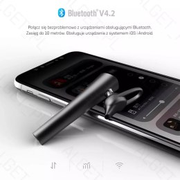Rock Space Słuchawka Samochodowa Bluetooth ROCK SPACE Torch Niebieski