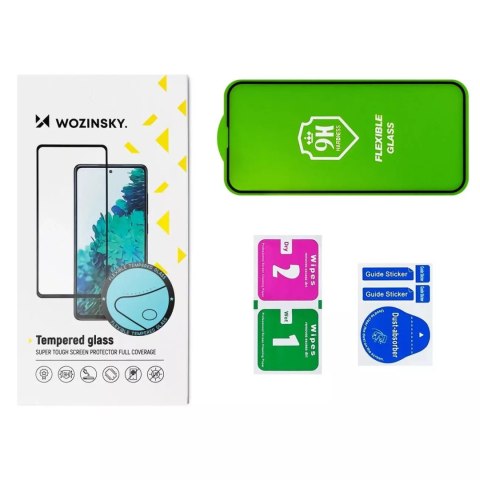 Wozinsky Wozinsky Full Cover Flexi Nano folia szklana szkło hartowane z ramką Samsung Galaxy S22 przezroczysty Wozinsky Wozinsky Full Cover Flexi Nano folia szklana szkło hartowane z ramką Samsung Galaxy S22 przezroczysty