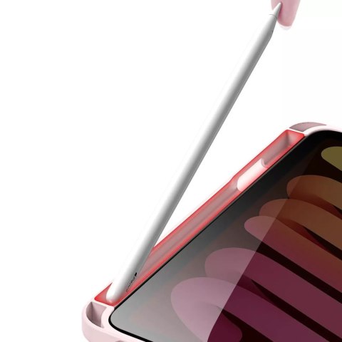 Dux Ducis Dux Ducis Magi etui do iPad mini 2021 pokrowiec smart cover z podstawką i schowkiem na Apple Pencil różowy Dux Ducis Dux Ducis Magi etui do iPad mini 2021 pokrowiec smart cover z podstawką i schowkiem na Apple Pencil różowy
