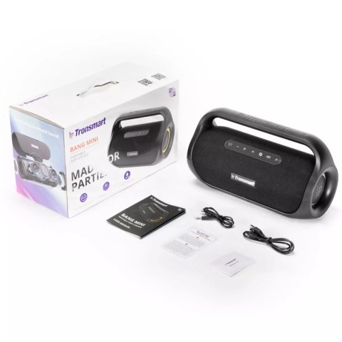 Tronsmart Tronsmart Bang Mini głośnik bezprzewodowy Bluetooth 50W czarny (854630) Tronsmart Tronsmart Bang Mini głośnik bezprzewodowy Bluetooth 50W czarny (854630)