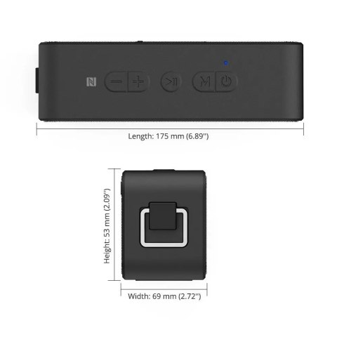 Tronsmart Tronsmart Element T2 Plus 20 W przenośny bezprzewodowy głośnik Bluetooth 5.0 czarny (357167) Tronsmart Tronsmart Element T2 Plus 20 W przenośny bezprzewodowy głośnik Bluetooth 5.0 czarny (357167)