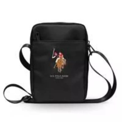 U.S. Polo US Polo Torba USTB8PUGFLBK 8" czarna /black U.S. Polo US Polo Torba USTB8PUGFLBK 8" czarna /black