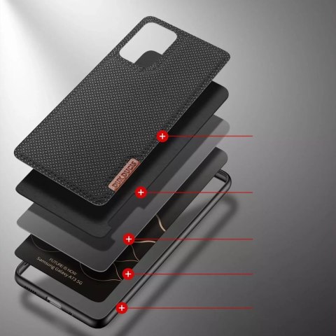 Dux Ducis Dux Ducis Fino etui pokrowiec pokryty nylonowym materiałem Samsung Galaxy A73 czarny Dux Ducis Dux Ducis Fino etui pokrowiec pokryty nylonowym materiałem Samsung Galaxy A73 czarny