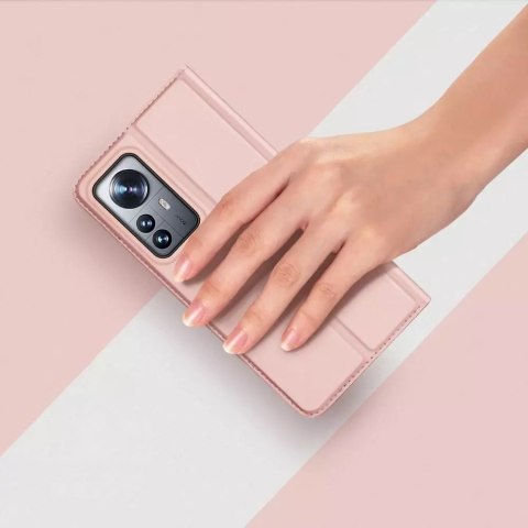 Dux Ducis Dux Ducis Skin Pro kabura etui pokrowiec z klapką Xiaomi 12 Pro różowy Dux Ducis Dux Ducis Skin Pro kabura etui pokrowiec z klapką Xiaomi 12 Pro różowy