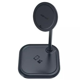 Acefast Acefast bezprzewodowa ładowarka Qi 15W do iPhone (z MagSafe) i Apple AirPods stojak podstawka uchwyt magnetyczny szary (E6 grey)