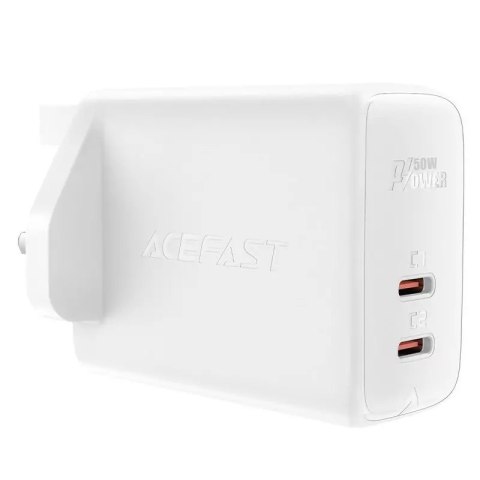 Acefast Acefast ładowarka sieciowa GaN (wtyczka UK) 2x USB Typ C 50W, Power Delivery, PPS, Q3 3.0, AFC, FCP (A32 UK) Acefast Acefast ładowarka sieciowa GaN (wtyczka UK) 2x USB Typ C 50W, Power Delivery, PPS, Q3 3.0, AFC, FCP (A32 UK)