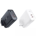 Acefast Acefast ładowarka sieciowa GaN (wtyczka UK) 2x USB Typ C 50W, Power Delivery, PPS, Q3 3.0, AFC, FCP (A32 UK)