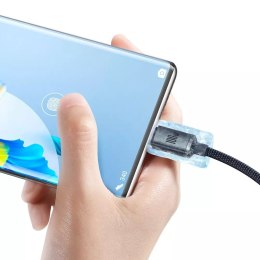 Baseus Baseus Crystal Shine Series kabel przewód USB do szybkiego ładowania i transferu danych USB Typ A - USB Typ C 100W 2m czarny (CA