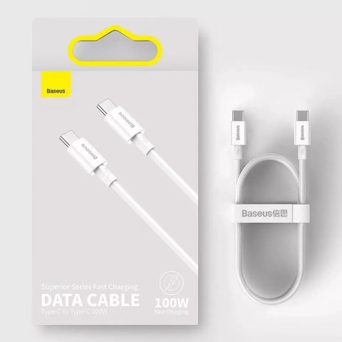 Baseus Baseus Superior kabel przewód USB Typ C - USB Typ C szybkie ładowanie Quick Charge / Power Delivery / FCP 100W 5A 20V 1m czarny Baseus Baseus Superior kabel przewód USB Typ C - USB Typ C szybkie ładowanie Quick Charge / Power Delivery / FCP 100W 5A 20V 1m czarny
