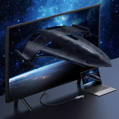 Choetech Choetech 7w1 wielofunkcyjny HUB USB Typ C - 3x USB 3.2 Gen 1 / czytnik kart SD i TF / HDMI 4K 30Hz / USB Typ C szary (HUB-M19 gr Choetech Choetech 7w1 wielofunkcyjny HUB USB Typ C - 3x USB 3.2 Gen 1 / czytnik kart SD i TF / HDMI 4K 30Hz / USB Typ C szary (HUB-M19 gr