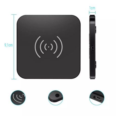 Choetech Choetech ładowarka bezprzewodowa Qi 10W do telefonu słuchawek czarny (T511-S)