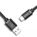 Dudao Dudao kabel przewód USB - USB Typ C Super Fast Charge 1 m czarny (L5G-Black)