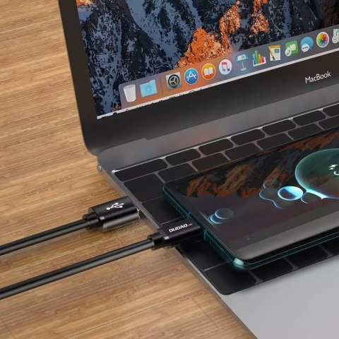Dudao Dudao kabel przewód USB - USB Typ C Super Fast Charge 1 m czarny (L5G-Black) Dudao Dudao kabel przewód USB - USB Typ C Super Fast Charge 1 m czarny (L5G-Black)