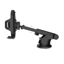 Dudao Dudao teleskopowy grawitacyjny uchwyt samochodowy na szybę deskę rozdzielczą czarny (new F2S black)