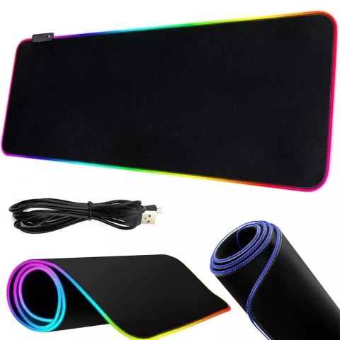 ProducentTymczasowy Podświetlana podkłada pod mysz gamingowa led xxl ProducentTymczasowy Podświetlana podkłada pod mysz gamingowa led xxl