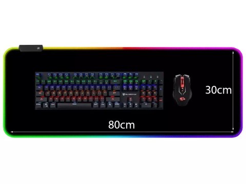 ProducentTymczasowy Podświetlana podkłada pod mysz gamingowa led xxl ProducentTymczasowy Podświetlana podkłada pod mysz gamingowa led xxl